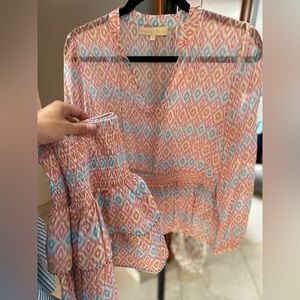 Paloma Blue skirt set from Harrods London